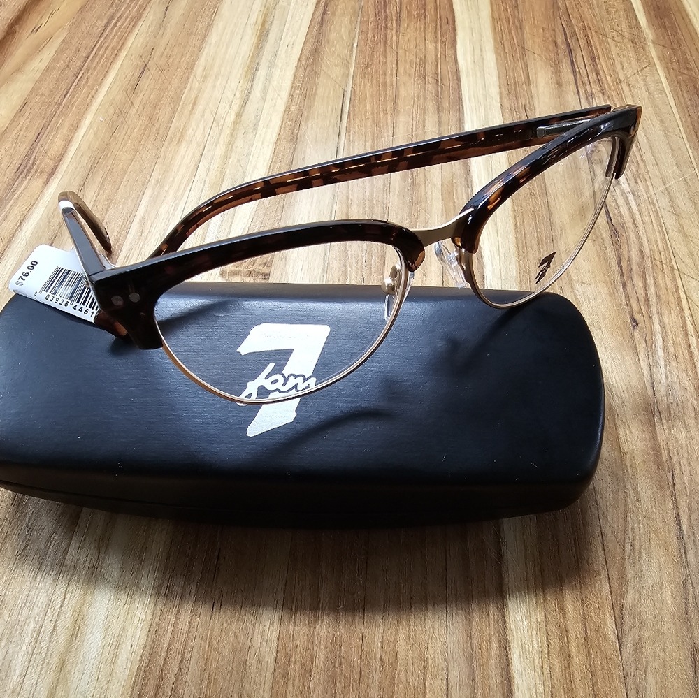 7 For All Mankind Beverly Tortoiseshell Eyeglass Frames 🐢✨Brand NEW 7